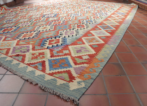Handmade Afghan Kilim - WS307993