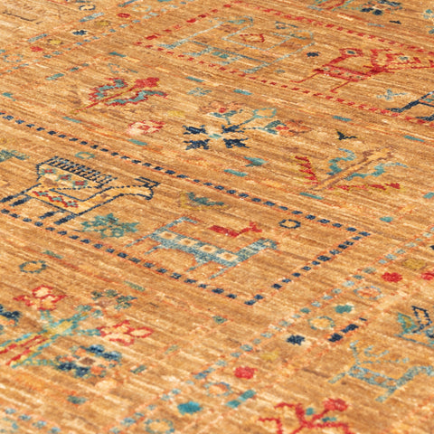 Handmade fine Afghan Samarkand rug - 308183