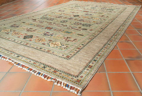 Handmade fine Afghan Samarkand rug - 308217