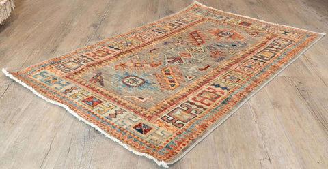 Handmade fine Afghan Kazak - 308280