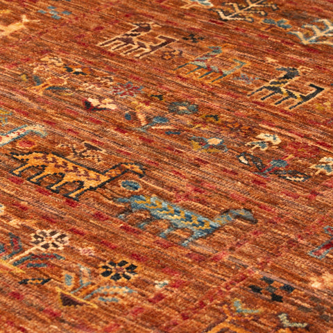 Handmade fine Afghan Samarkand rug - 308290