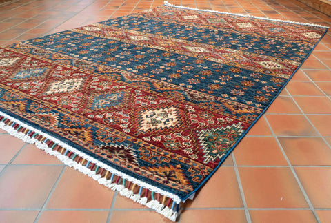 Handmade Afghan Kharjeen rug - 308305