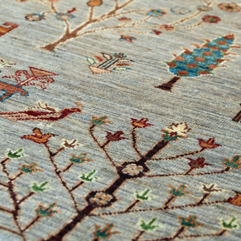 Handmade Afghan Kharjeen rug - 308306