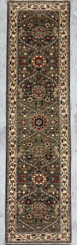 Handmade Afghan Choeb Rang runner - ENR308343