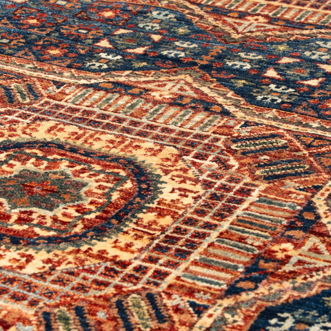 Handmade Afghan Choeb Rang short runner - 308348