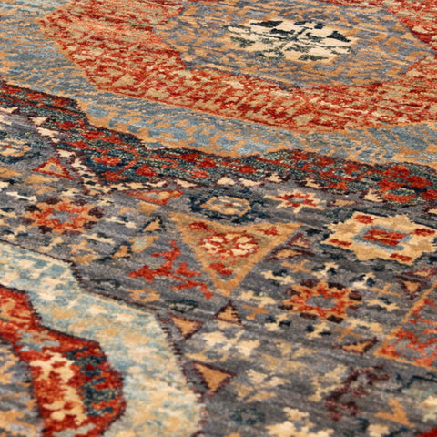 Handmade Afghan Choeb Rang short runner - WS308354