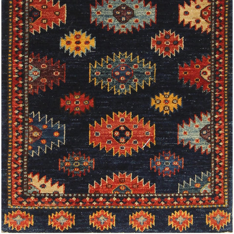 Handmade Afghan Ersari rug - ENR308472