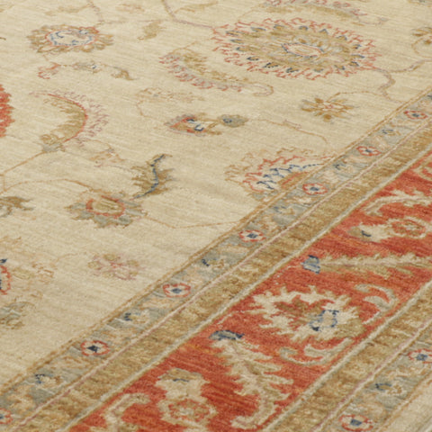 Extra fine handmade Afghan Ziegler rug - 308480