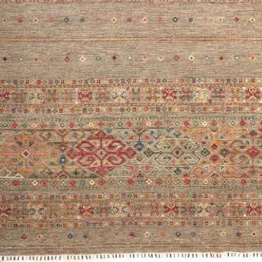 Handmade fine Samarkand rug - ENR308780