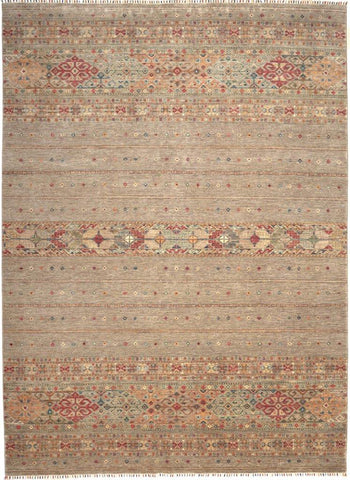 Handmade fine Samarkand rug - ENR308780