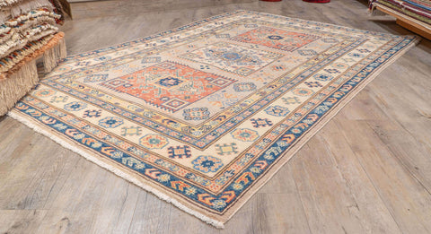 Handmade Luxury Commercial  Afghan Kazak rug - 308805