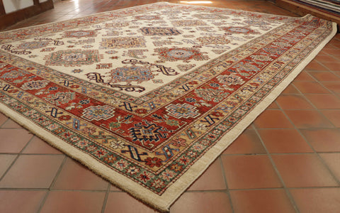 Handmade fine Afghan Kazak carpet - WS308991