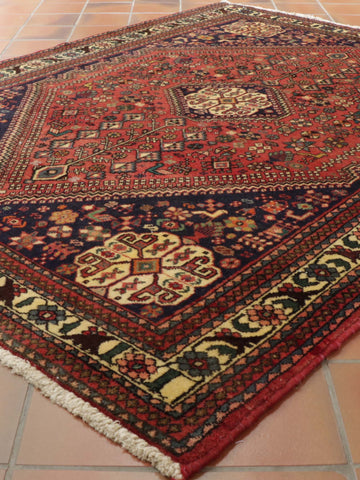 Handmade Oriental Abadeh rug - 309024