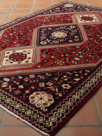 Handmade Oriental Abadeh rug - 309026