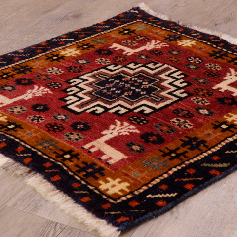 Handmade Oriental Qashqai square - 309208