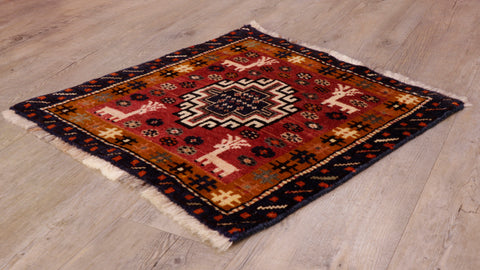 Handmade Oriental Qashqai square - 309208