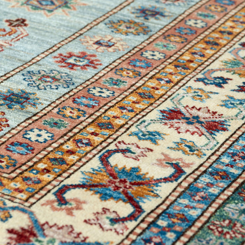 Handmade fine Afghan Kazak rug - WS309227
