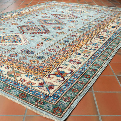 Handmade fine Afghan Kazak rug - WS309227