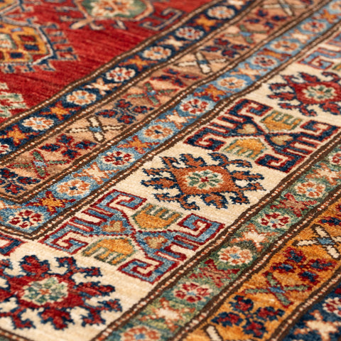Handmade fine Afghan Kazak carpet - WS309242
