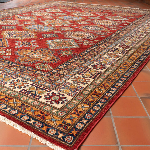 Handmade fine Afghan Kazak carpet - WS309242