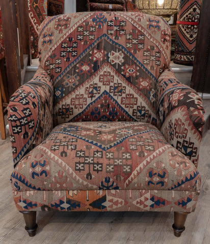 Handmade Turkish kilim Howard Chair - 309320-A