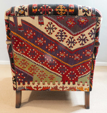 Handmade Turkish kilim Howard Chair - 309320-C