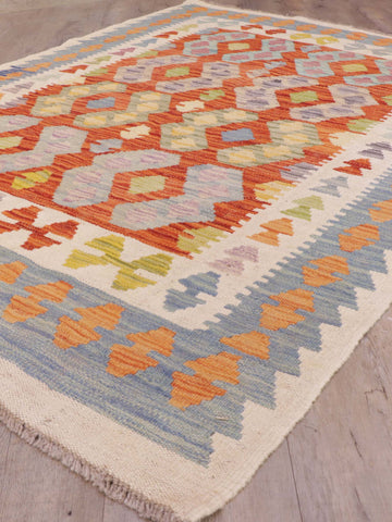 Handmade Afghan Kilim - WS309397