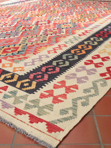Handmade oversize Afghan Kilim - WS309410
