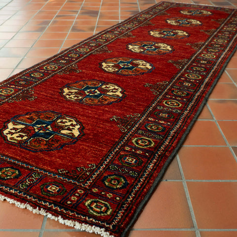 Handmade Afghan Ersari short runner - WS309451