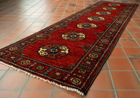 Handmade Afghan Ersari short runner - WS309451