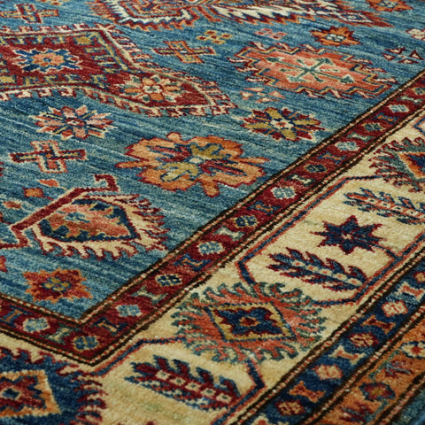 Handmade fine Afghan Kazak rug - WS309656
