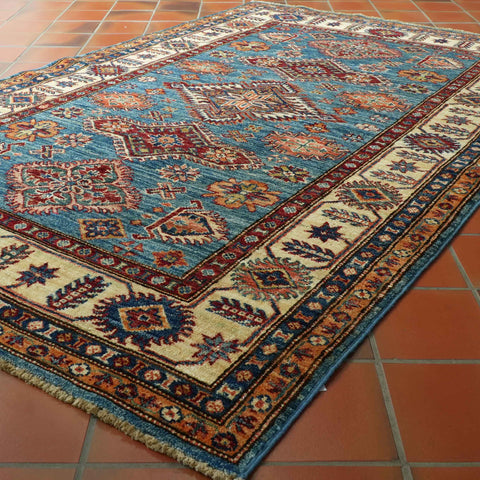 Handmade fine Afghan Kazak rug - WS309656