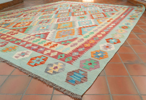 Handmade large Afghan Kilim - WS309664