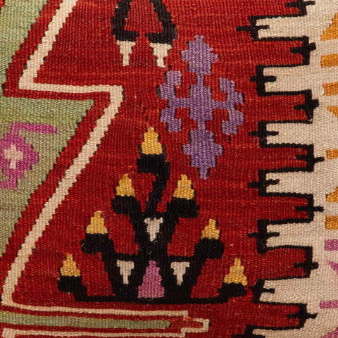 Small Handmade Turkish kilim cushion - 309674-AK