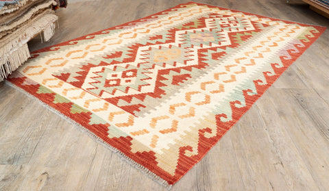 Handmade Afghan Kilim rug - 309698