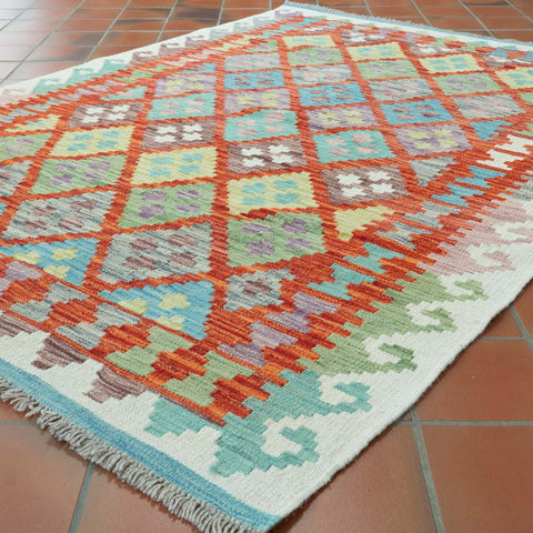 Handmade Afghan tribal Kilim - 309709