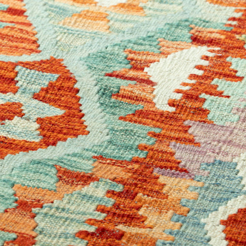 Handmade Afghan Kilim long runner - 309732