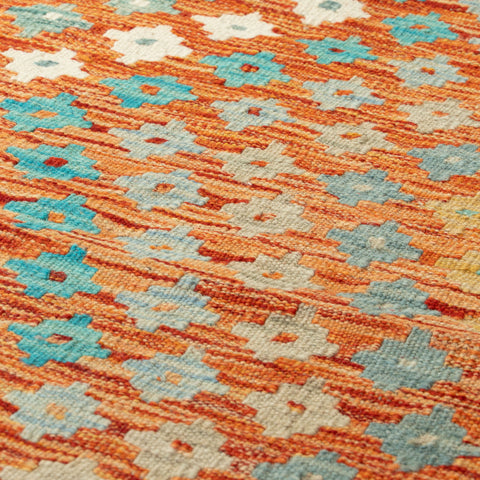 Handmade Afghan Kilim medium runner - 309747