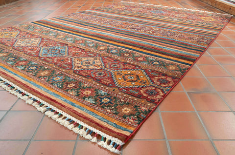 Handmade Afghan Kharjeen rug - 309761