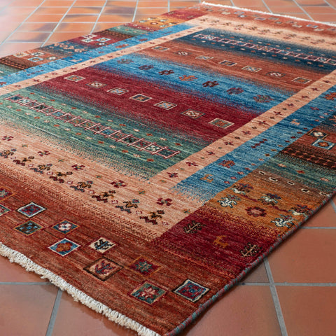Handmade Afghan Loribaft rug - 309780