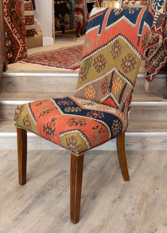 Handmade Turkish kilim Dining Chairs- 3097801 pair A