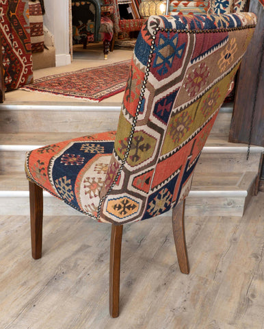 Handmade Turkish kilim Dining Chairs- 3097801 pair A