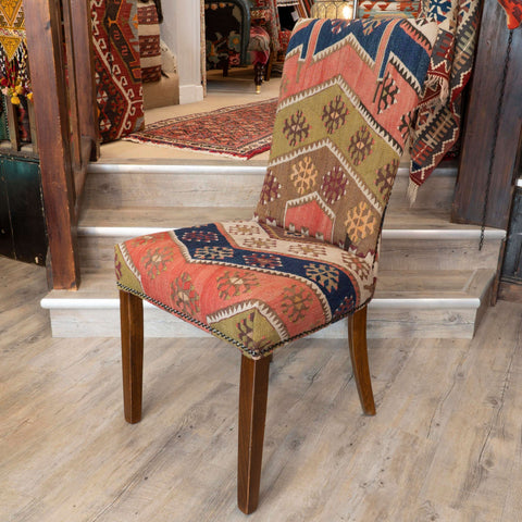 Handmade Turkish kilim Dining Chairs- 3097801 pair A