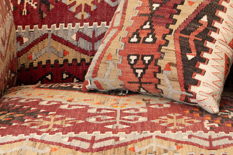 Handmade Turkish kilim Chesterfield Chair - WS309812