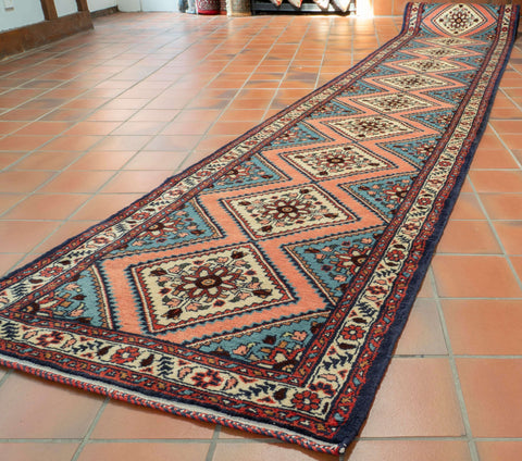 Handmade Rudbar extra long runner - 309814