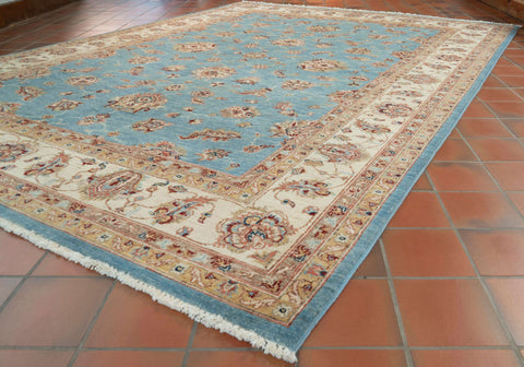 Handmade Fine Afghan Ziegler carpet - 309816