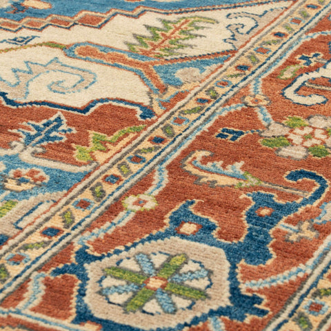 Handmade Afghan Heriz carpet - 309821