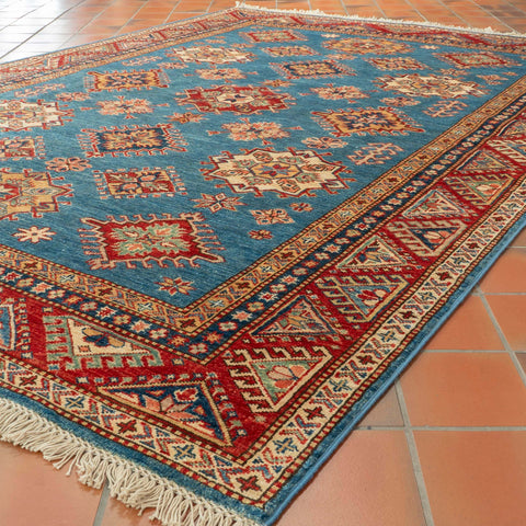 Handmade fine Afghan Kazak rug - 309832