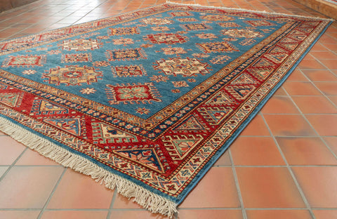 Handmade fine Afghan Kazak rug - 309832