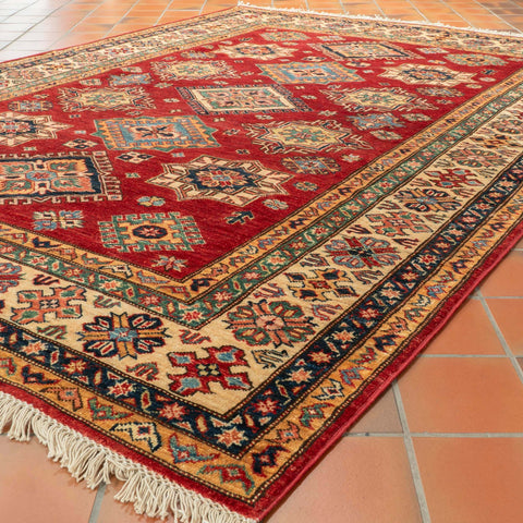 Handmade Afghan Kazak rug - 309833